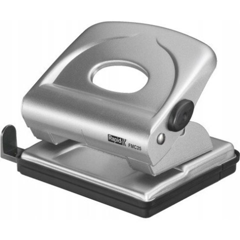 Dziurkacz metalowy FMC25 RAPID srebrny do 30kartek 21835502 Dziurkacz metalowy FMC25 RAPID srebrny do 30kartek 21835502