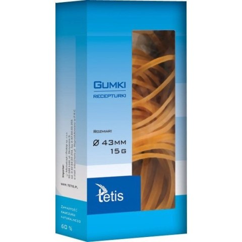 Gumki recepturki 43mm 15g GG201-A TETIS Gumki recepturki 43mm 15g GG201-A TETIS