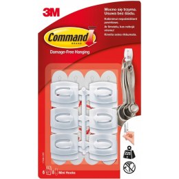 Haki COMMAND 6szt +8pasków samoprzylepnych 3M-XA00483747 17006