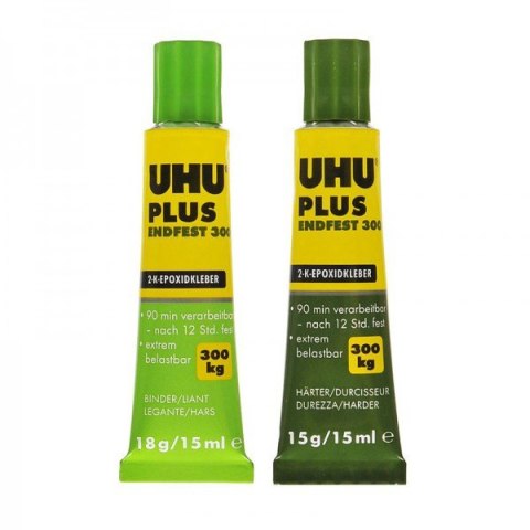 Klej UHU PLUS 300kg ENDFEST 300 2x15ml 45640 Klej UHU PLUS 300kg ENDFEST 300 2x15ml 45640