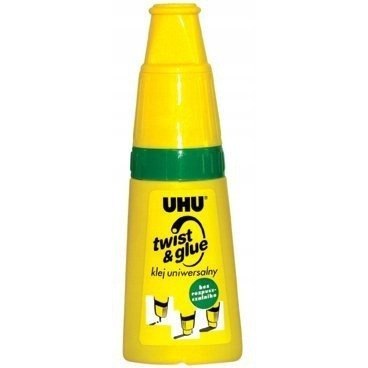 Klej UHU TWIST&GLUE 35ml uniwersalny bez rozpuszczalnika (44660) Klej UHU TWIST&GLUE 35ml uniwersalny bez rozpuszczalnika (44660)