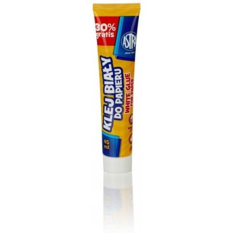 Klej biały do papieru - tuba 45ml 83467901 ASTRA Klej biały do papieru - tuba 45ml 83467901 ASTRA