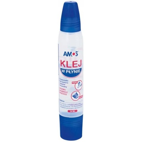 Klej w płynie 34ml dwustronny AMOS 130-1855 Klej w płynie 34ml dwustronny AMOS 130-1855