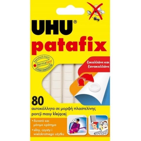 Masa samoprzylepna UHU PATAFIX 50g (80 kwadratów) (43500) Masa samoprzylepna UHU PATAFIX 50g (80 kwadratów) (43500)