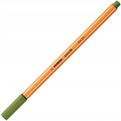 Cienkopis STABILO point 88/ 0.4mm zieleń mchu Cienkopis STABILO point 88/ 0.4mm zieleń mchu