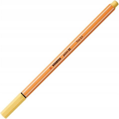Cienkopis STABILO point 88/23 0.4mm jasnożółty Cienkopis STABILO point 88/23 0.4mm jasnożółty
