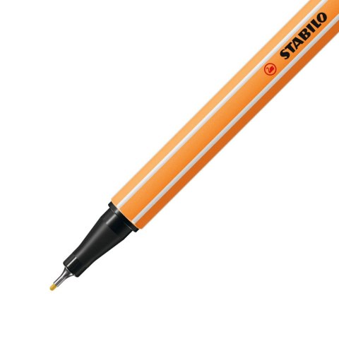 Cienkopis STABILO point 88/23 0.4mm jasnożółty Cienkopis STABILO point 88/23 0.4mm jasnożółty