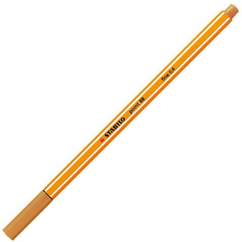 Cienkopis STABILO point 88/89 0.4mm ciemna ochra/beżowy Cienkopis STABILO point 88/89 0.4mm ciemna ochra/beżowy