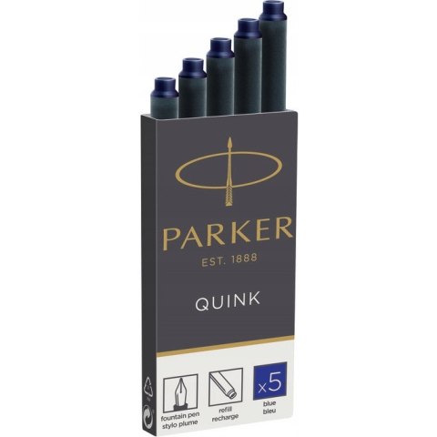 Naboje PARKER (5sztuk) niebieskie 1950384 Naboje PARKER (5sztuk) niebieskie 1950384