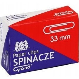 Spinacz R-33 mm GRAND 10op x 100sztuk 110-1382 Spinacz R-33 mm GRAND 10op x 100sztuk 110-1382
