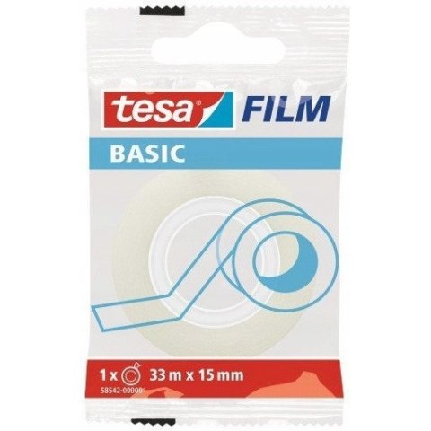 Taśma biurowa TESA BASIC 15x33m 58542-0000-00 Taśma biurowa TESA BASIC 15x33m 58542-0000-00