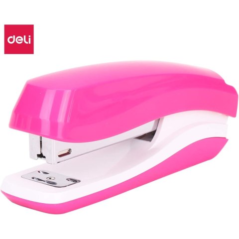 Zszywacz 25 kartek 24/6 26/6 RIO różowy 0350 PINK DELI Zszywacz 25 kartek 24/6 26/6 RIO różowy 0350 PINK DELI