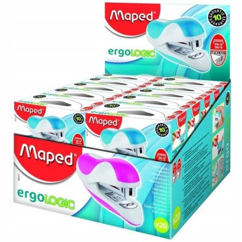 Zszywacz ERGOLOGIC mini 15 kartek 24-26/6 MAPED 352111 Zszywacz ERGOLOGIC mini 15 kartek 24-26/6 MAPED 352111