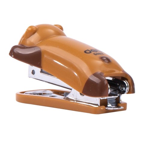 Zszywacz do 15 kartek zszywki 10 miś brązowy E0452 BROWN DELI Zszywacz do 15 kartek zszywki 10 miś brązowy E0452 BROWN DELI