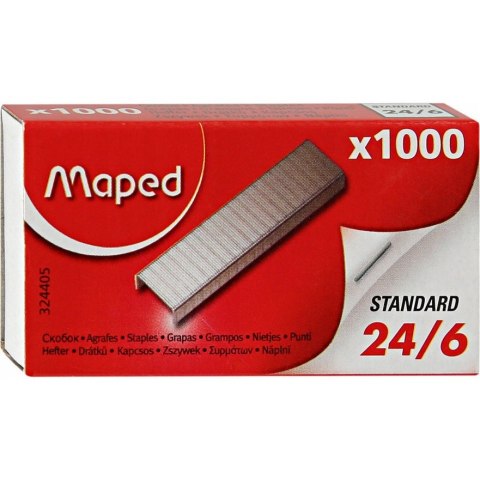 Zszywki 24/6 1000szt MAPED 324405 Zszywki 24/6 1000szt MAPED 324405
