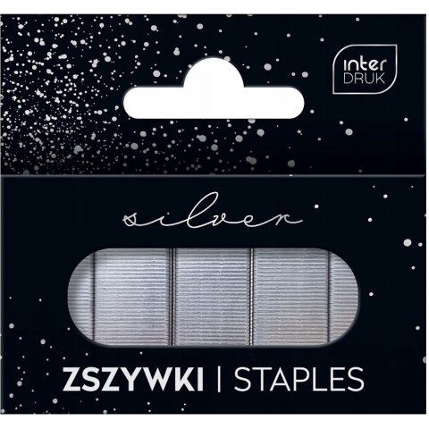Zszywki 24/6 SILVER 1000szt. INTERDRUK Zszywki 24/6 SILVER 1000szt. INTERDRUK