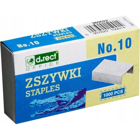 Zszywki D.RECT No10 (1000) 360022 LEVIATAN Zszywki D.RECT No10 (1000) 360022 LEVIATAN