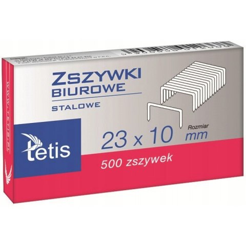 Zszywki biurowe hd 23/10 500szt. GZ102-A TETIS Zszywki biurowe hd 23/10 500szt. GZ102-A TETIS