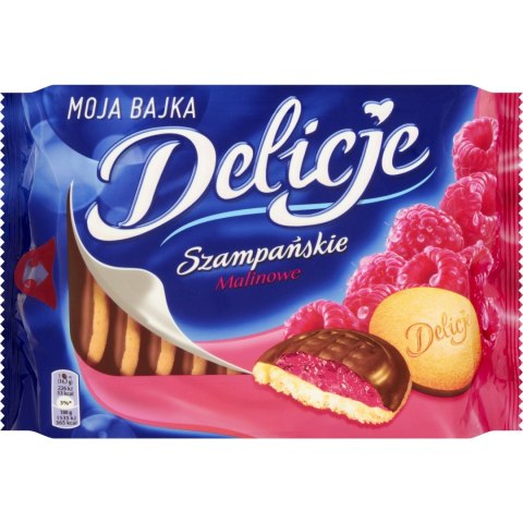 Ciastka DELICJE Szampańskie 294g malina Ciastka DELICJE Szampańskie 294g malina