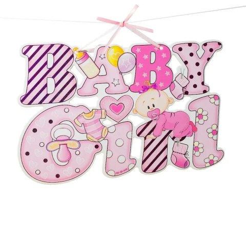 Dekoracja piankowa BABY BOY/BABY GIRL BB-444 GO PARTY Dekoracja piankowa BABY BOY/BABY GIRL BB-444 GO PARTY