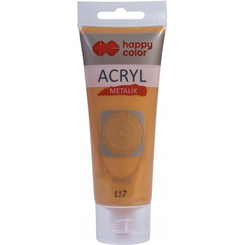 Farba akrylowa 75ml florenckie złoto met HA 7370 0075-117 HAPPY COLOR Farba akrylowa 75ml florenckie złoto met HA 7370 0075-117 HAPPY COLOR