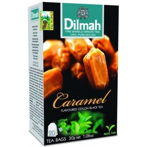 Herbata DILMAH (20 torebek) czarna z aromatem Karmel Herbata DILMAH (20 torebek) czarna z aromatem Karmel