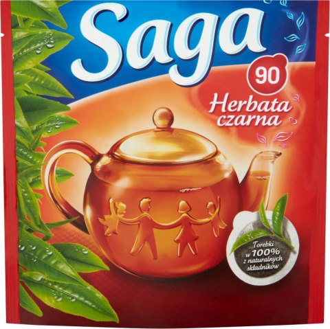 Herbata SAGA czarna ekspresowa 90 torebek Herbata SAGA czarna ekspresowa 90 torebek