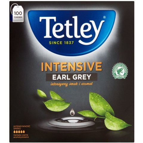 Herbata TETLEY EARL GREY INTENSIVE (100 torebek*2g) czarna Herbata TETLEY EARL GREY INTENSIVE (100 torebek*2g) czarna