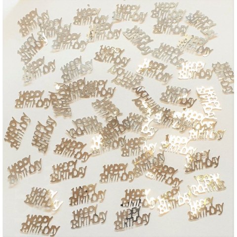 Konfetti metalizowane Happy Birthday CS-709S GO PARTY Konfetti metalizowane Happy Birthday CS-709S GO PARTY