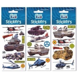 Naklejka 66x180 S-BOD MILITARY Silver PBH120/ 225022