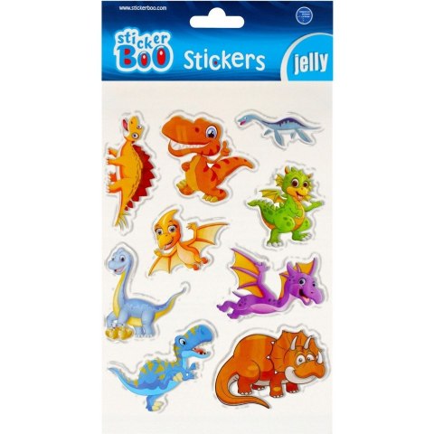 Naklejki 150x260 S-BOO JELLY DINOZAURY 493721 Naklejki 150x260 S-BOO JELLY DINOZAURY 493721
