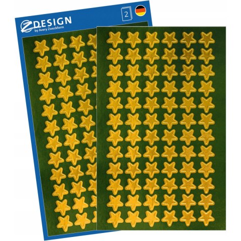 Naklejki Z-Design - złote gwiazdy 52805 AVERY ZWECKFORM Naklejki Z-Design - złote gwiazdy 52805 AVERY ZWECKFORM