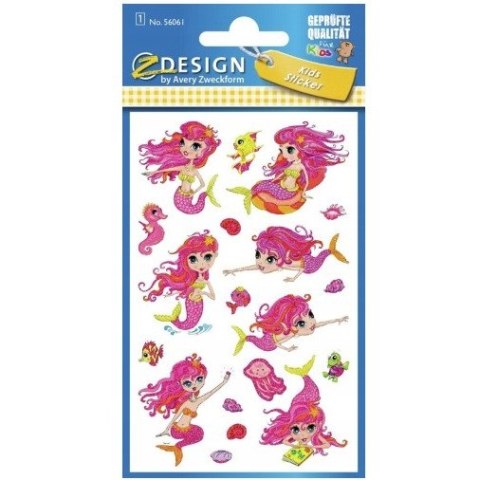 Naklejki dla dzieci BROKATOWA SYRENKA 56061 Z-DESIGN AVERY ZWECKFORM Naklejki dla dzieci BROKATOWA SYRENKA 56061 Z-DESIGN AVERY ZWECKFORM