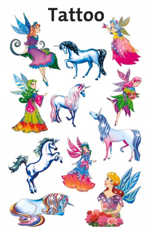 Naklejki tatuaże dla dzieci ELFY 56390 Z-DESIGN KIDS TATTOO AVERY ZWECKFORM Naklejki tatuaże dla dzieci ELFY 56390 Z-DESIGN KIDS TATTOO AVERY ZWECKFORM