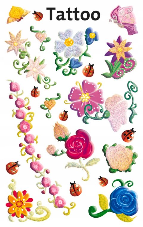 Naklejki tatuaże dla dzieci KWIATKI 56691 Z-DESIGN KIDS TATTOO AVERY ZWECKFORM Naklejki tatuaże dla dzieci KWIATKI 56691 Z-DESIGN KIDS TATTOO AVERY ZWECKFORM