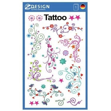 Naklejki tatuaże dla dzieci ORNAMENTY 56749 Z-DESIGN KIDS TATTOO AVERY ZWECKFORM Naklejki tatuaże dla dzieci ORNAMENTY 56749 Z-DESIGN KIDS TATTOO AVERY ZWECKFORM