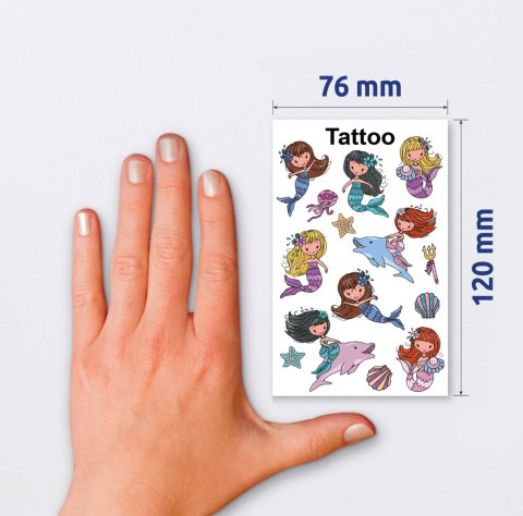 Naklejki tatuaże dla dzieci SYRENKI 56763 Z-DESIGN KIDS TATTOO AVERY ZWECKFORM Naklejki tatuaże dla dzieci SYRENKI 56763 Z-DESIGN KIDS TATTOO AVERY ZWECKFORM