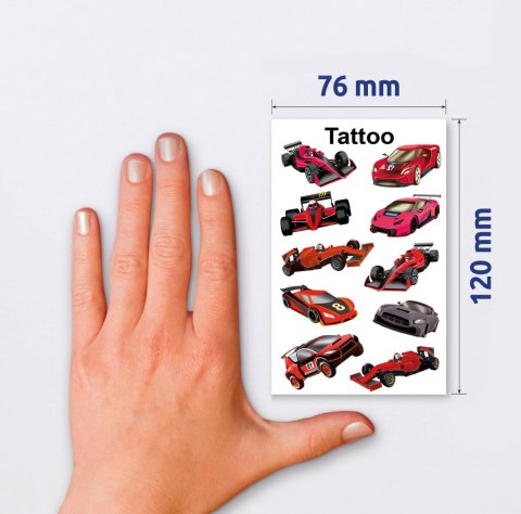 Naklejki tatuaże dla dzieci WYŚCIGÓWKI 56764 Z-DESIGN KIDS TATTOO AVERY ZWECKFORM Naklejki tatuaże dla dzieci WYŚCIGÓWKI 56764 Z-DESIGN KIDS TATTOO AVERY ZWECKFORM