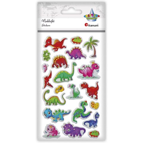 Naklejki wypukłe BABY DINO 21szt. 457784 TITANUM Naklejki wypukłe BABY DINO 21szt. 457784 TITANUM