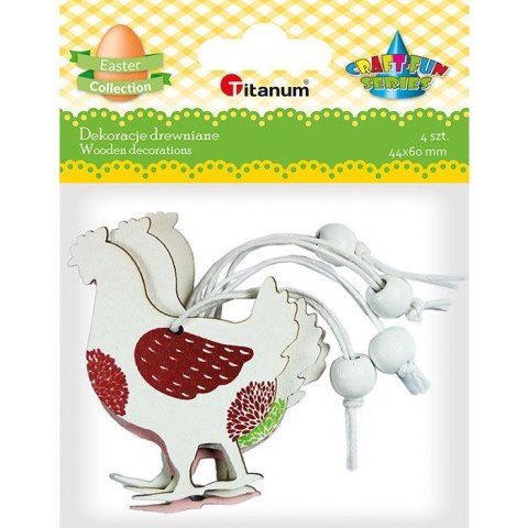 Ozdoba drewniana Craft-Fun Series Kura zawieszka 494410 TITANUM Ozdoba drewniana Craft-Fun Series Kura zawieszka 494410 TITANUM