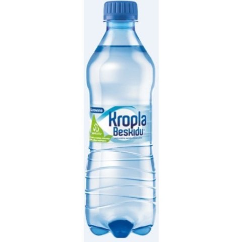 Woda KROPLA BESKIDU 0.5L (12szt) gazowana butelka PET Woda KROPLA BESKIDU 0.5L (12szt) gazowana butelka PET