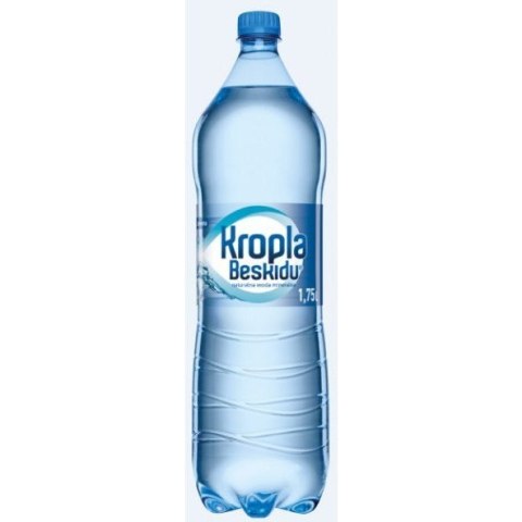 Woda KROPLA BESKIDU 1.5L (6szt) gazowana butelka PET Woda KROPLA BESKIDU 1.5L (6szt) gazowana butelka PET