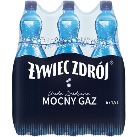 Woda źródlana ŻYWIEC ZDRÓJ 1.5L (6szt) mocno gazowana Woda źródlana ŻYWIEC ZDRÓJ 1.5L (6szt) mocno gazowana