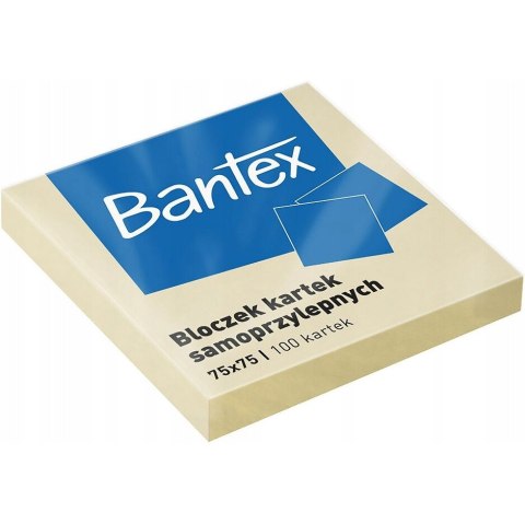 Bloczek samoprzylepny 75x75mm 100k 400086384 BANTEX Bloczek samoprzylepny 75x75mm 100k 400086384 BANTEX