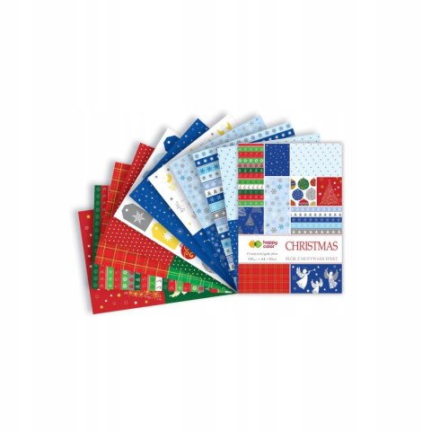 Blok A4 10k 150g 17 motywów z efektami CHRISTMAS HA 3815 2030-X HAPPY COLOR Blok A4 10k 150g 17 motywów z efektami CHRISTMAS HA 3815 2030-X HAPPY COLOR