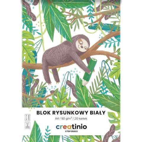 Blok rysunkowy A4 20k biały 90g. 400176663 TOP 2000 Blok rysunkowy A4 20k biały 90g. 400176663 TOP 2000