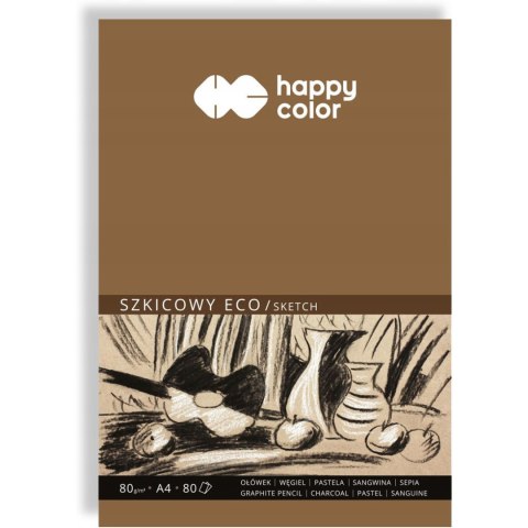 Blok rysunkowy A4 80k 80g ECO HA 3708-2030-A80 HAPPY COLOR Blok rysunkowy A4 80k 80g ECO HA 3708-2030-A80 HAPPY COLOR