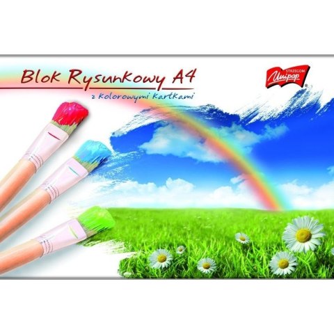 Blok rysunkowy kolorowy A4 16k UNIPAP Blok rysunkowy kolorowy A4 16k UNIPAP