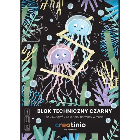 Blok techniczny A4 10k czarne kartki 400176681 TOP 2000 Blok techniczny A4 10k czarne kartki 400176681 TOP 2000