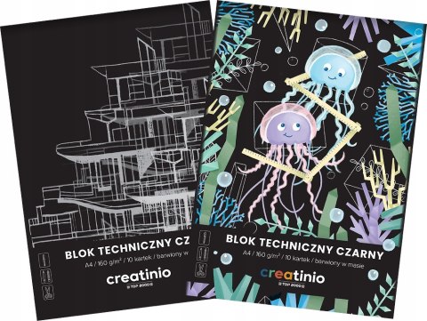 Blok techniczny A4 10k czarne kartki 400176681 TOP 2000 Blok techniczny A4 10k czarne kartki 400176681 TOP 2000